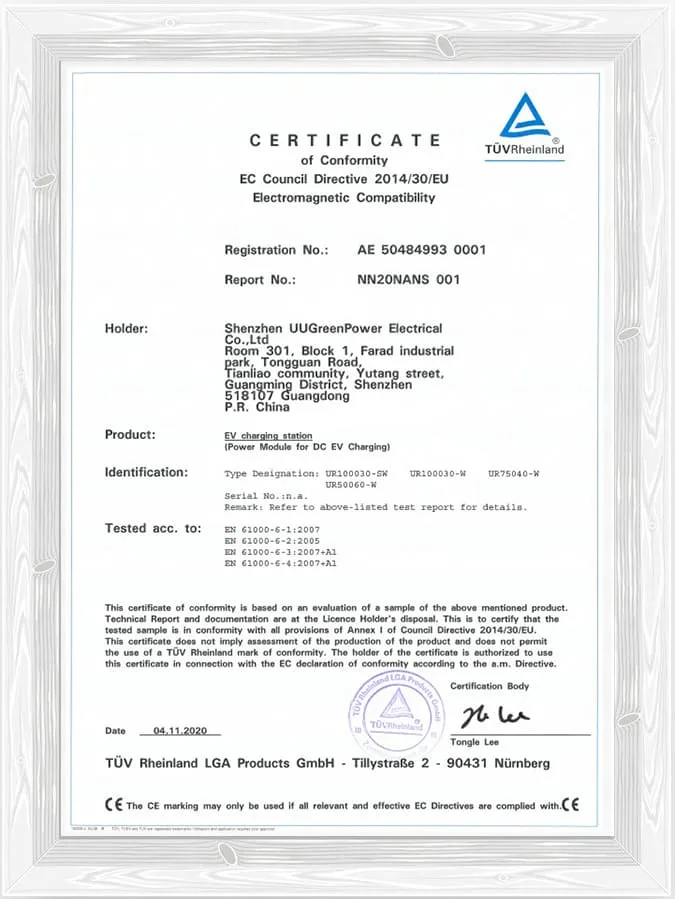 EV Charger Certifications, Testing & Warranty 1